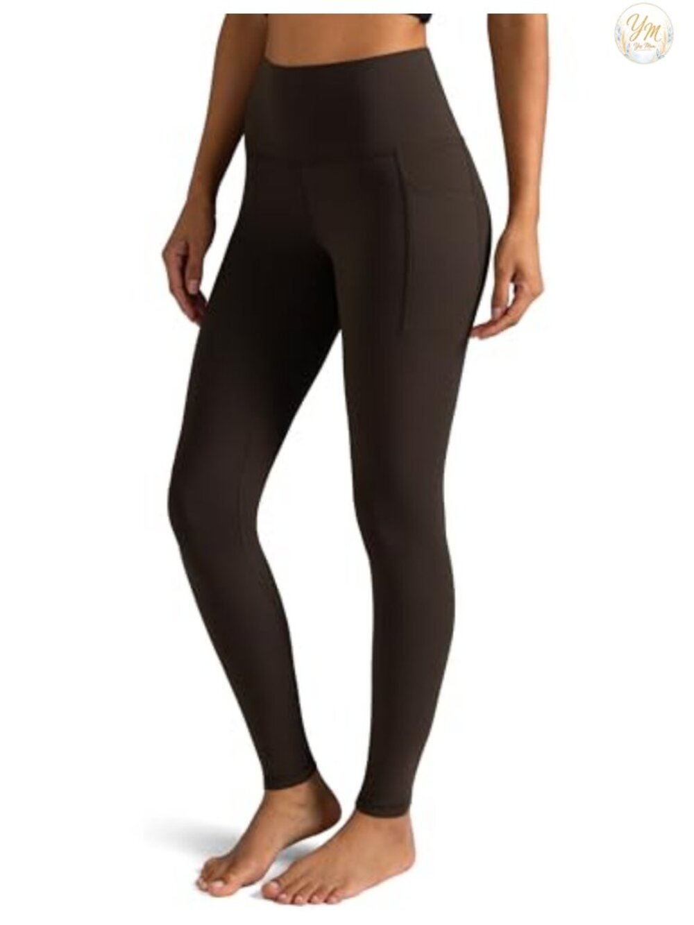 Dreamlux Yoga Leggings 28" Inseam With Pockets High Waist